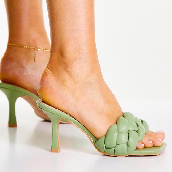 Sage Braided Mule Heels - Picture 10 of 12